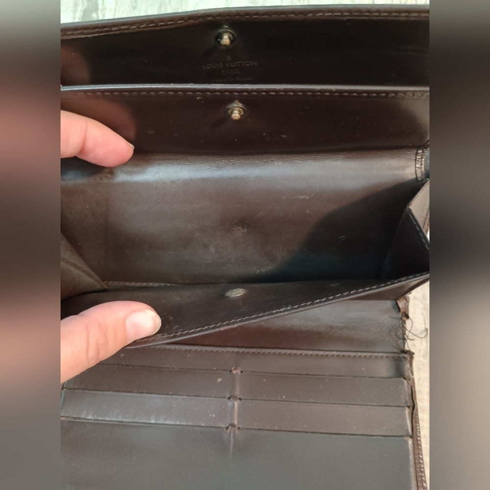 Authentic Women’s Louis Vuitton Continental Long Snap Wallet Leather - Picture 10 of 14